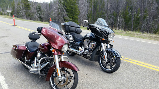 Layne and Will leave their scoots in traffic