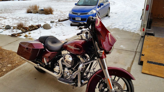Layne's spanking new scoot